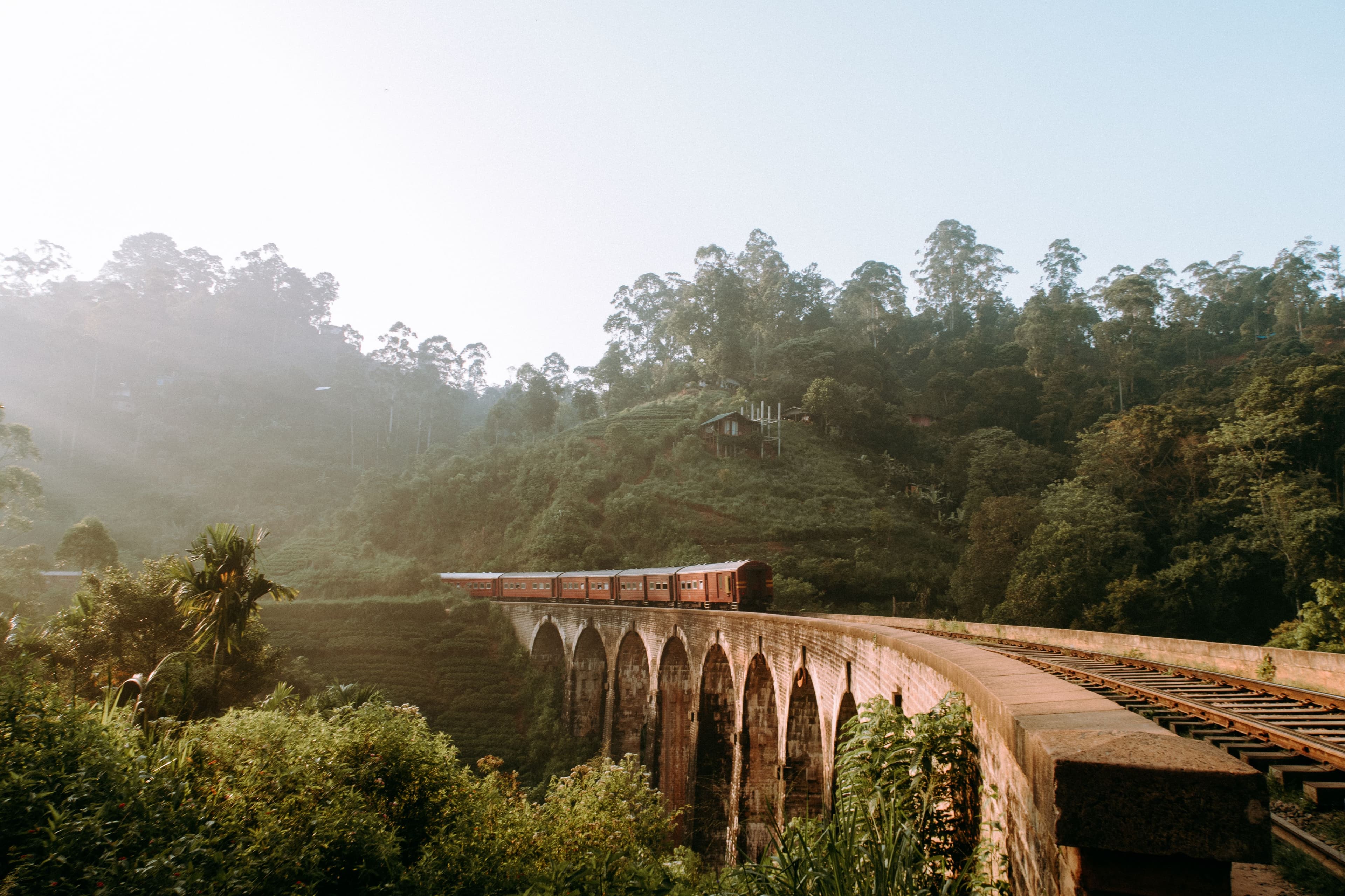 Nine Arch Bridge at first light, Ella